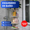 Organizador esquinero de baño